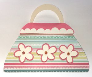 Striped Purse Card 0418