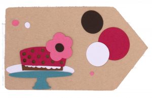 Pink Cake Gift Tags