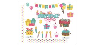 Birthday Girl Stickers