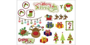 Merry Christmas Stickers