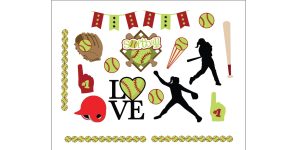 Softball Stickers
