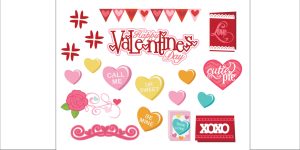 Happy Valentine's Day Stickers
