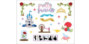 Pretty As A Princess Stickers