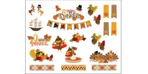 So Very Thankful Stickers