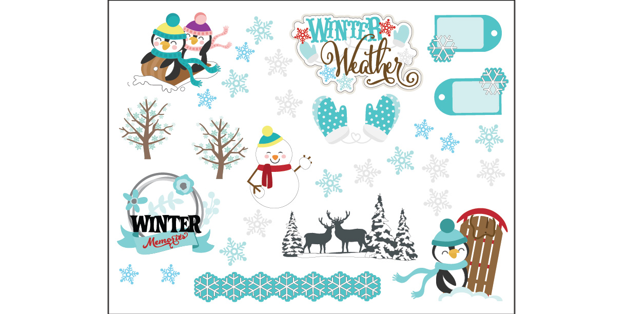 Winter Weather Stickers