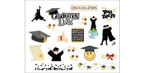 Congradulations Graduation Stickers