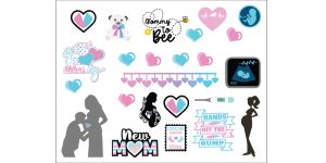 Mommy To Bee Stickers