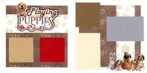 Playing With Puppies 0523 (Print & Cut)