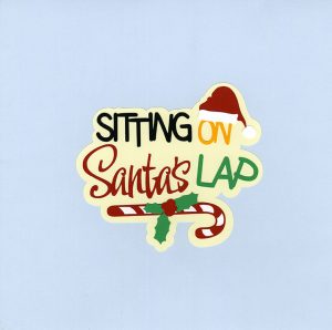 Sitting On Santa's Lap Title