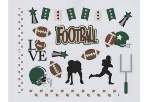 Football - Green Stickers