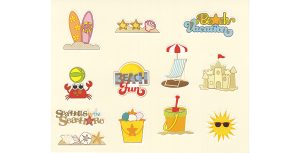 Beach Fun Journal Cutouts 0925