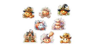 Happy Pumpkin Journal Cutouts 1025