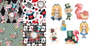 Alice In Wonderland Journal Set