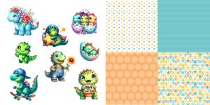 Baby Dino Journal Set 0925