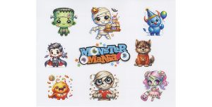 Monster Mania Stickers