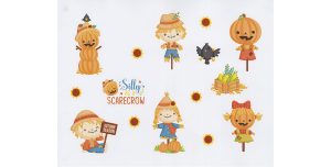 Silly As A Scarecrow Stickers