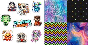 Monster Mania Journal Set 1025