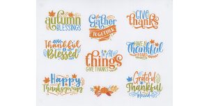 Give Thanks Stickers