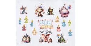 Party Animal Stickers