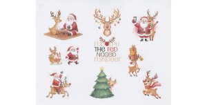 Rudolph Stickers