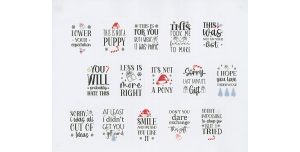 Sarcasm Christmas Tags Stickers