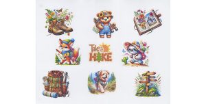 Take A Hike Stickers