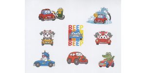 Beep Beep Stickers