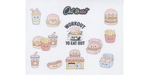 Out To Eat Stickers