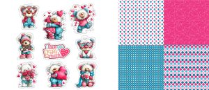 I Love You Beary Much Journal Set 0226