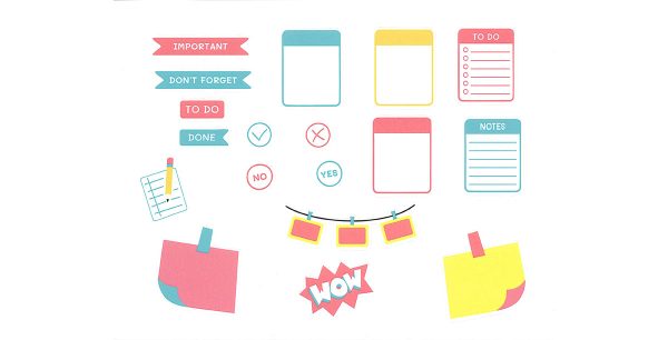 Notes Stickers - Out On A Limb Scrapbooking