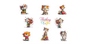 Thinking Of You Stickers