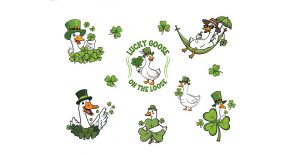 Lucky Goose Stickers