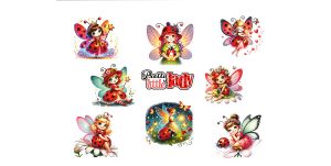 Pretty Little Lady Stickers