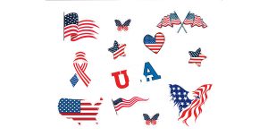 USA Stickers
