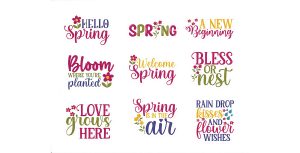 Hello Spring Stickers