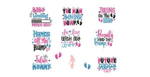 In Love With My Bump Stickers