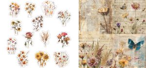 Dried Flowers Journal Set 0326