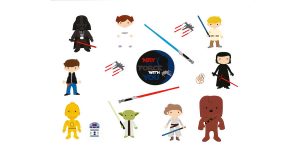 May The Force Be With You Stickers