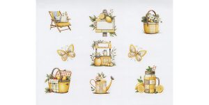 Summer Quilting Stickers