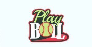 Play Ball - Softball Title