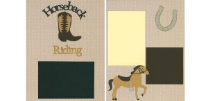 Horse Back Riding 8.5x11 0726
