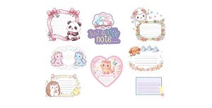 Just A Little Note Stickers