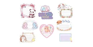 Just A Little Note Journal Cutouts 0926