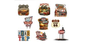 Route 66  Stickers