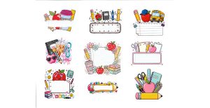 School Notes Stickers