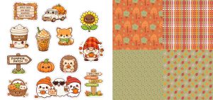 Cozy Fall Cuties Journal Set 0926
