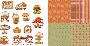 Cozy Fall Cuties Journal Set 0926
