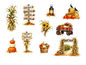 Corn Maze Stickers