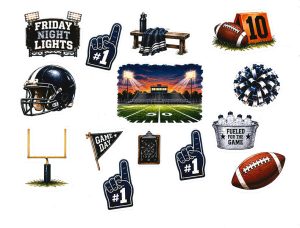 Friday Night Lights Journal Cutouts 1026